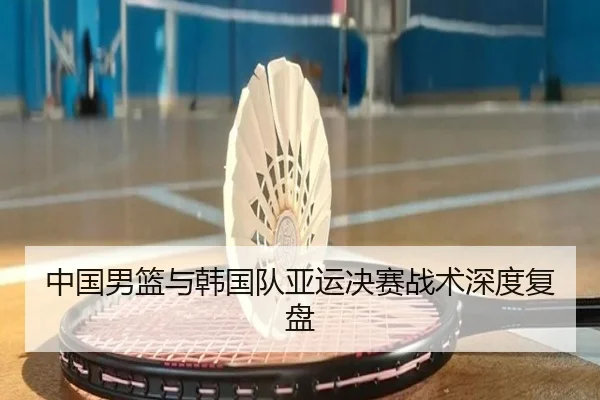 中国男篮与韩国队亚运决赛战术深度复盘